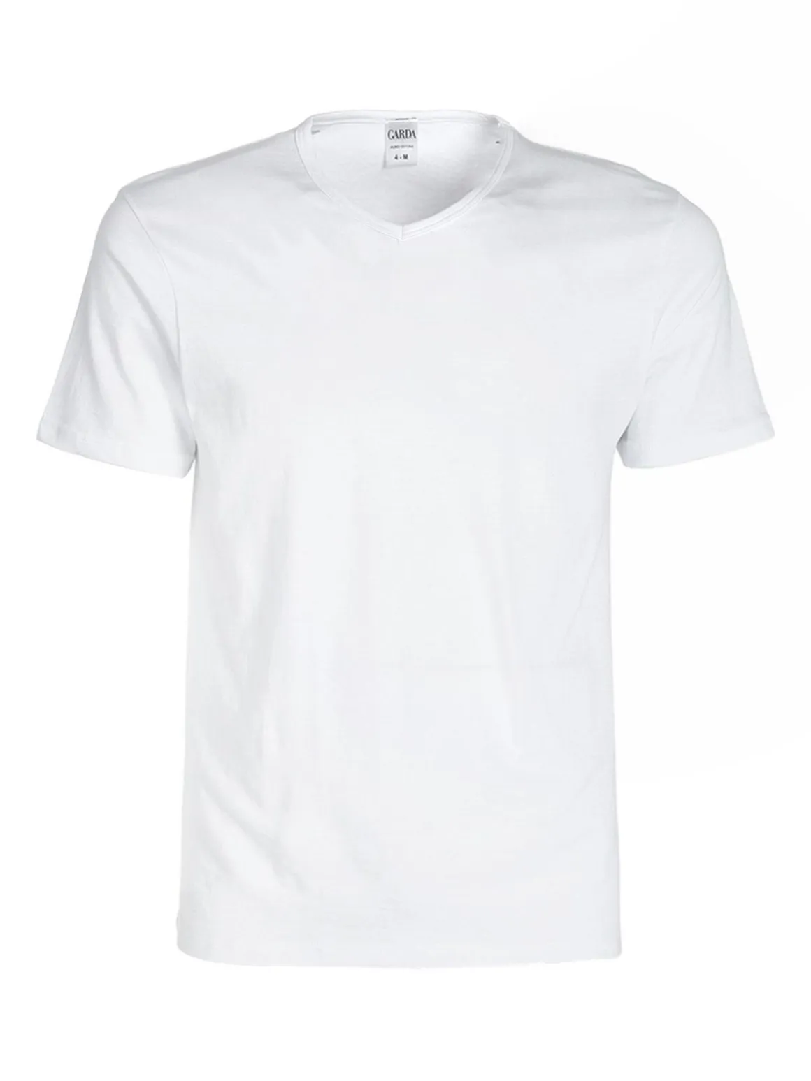 Garda T-shirt intima uomo scollo V in cotone bielastico