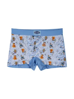Gasolino Boxer bambino in cotone - azzurro