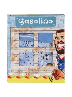 Gasolino Boxer bambino in cotone - azzurro
