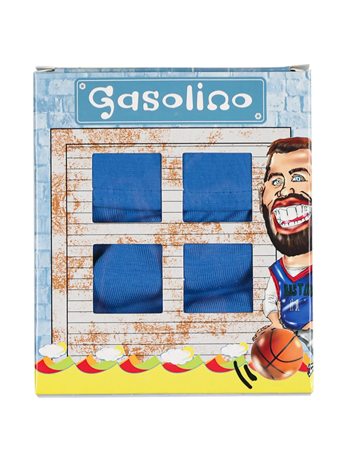 Gasolino Slip bambino in cotone - blu