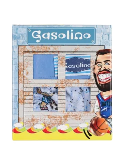 Gasolino Slip bambino in cotone - azzurro