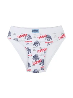 Gasolino Slip bimbo in cotone con stampe