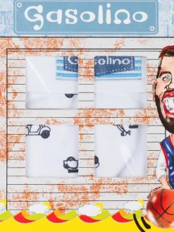 Gasolino Slip da bambino in cotone con stampe