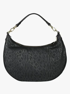 Gattinoni Borsa donna con stampe logo - nero