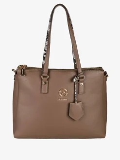 Gattinoni Borsa donna in ecopelle con doppi manici - rosso