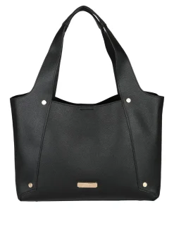 Gattinoni Borsa donna in ecopelle con doppi manici - nero