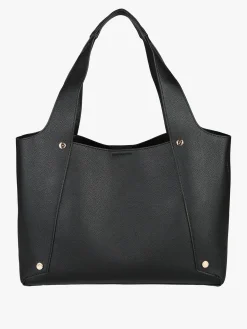 Gattinoni Borsa donna in ecopelle con doppi manici - nero
