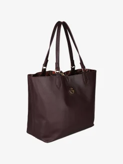 Gattinoni Borsa tote donna reversibile con pochette - bordeaux