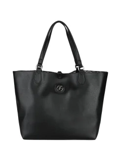 Gattinoni Borsa tote donna reversibile con pochette - nero