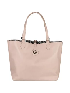 Gattinoni Borsa tote donna reversibile con pochette - taupe