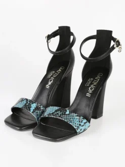 Gattinoni Sandali donna animalier con tacco