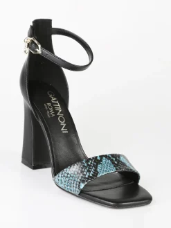 Gattinoni Sandali donna animalier con tacco
