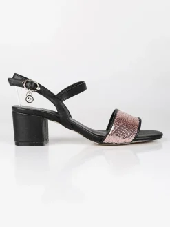 Gattinoni Sandali in pelle con paillettes