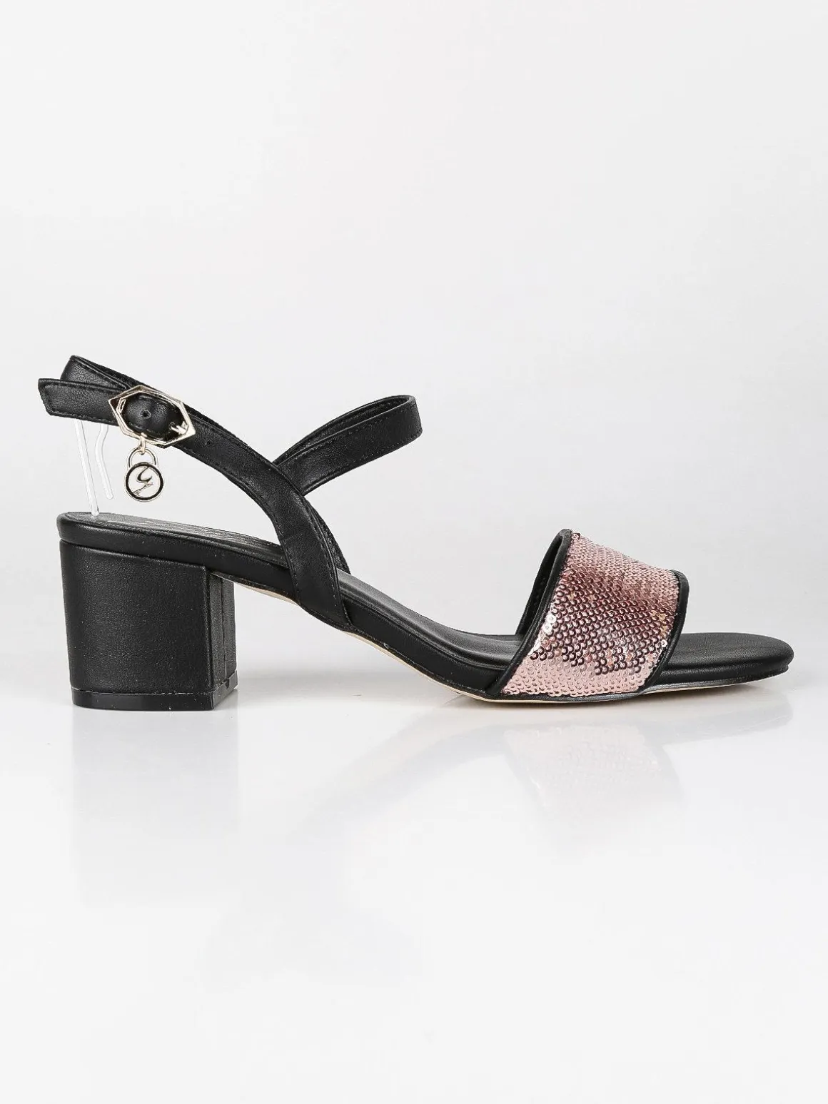 Gattinoni Sandali in pelle con paillettes