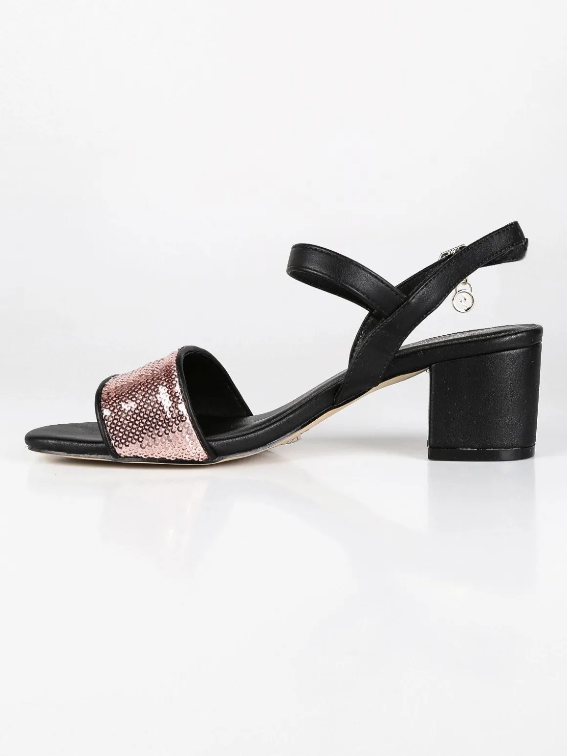 Gattinoni Sandali in pelle con paillettes