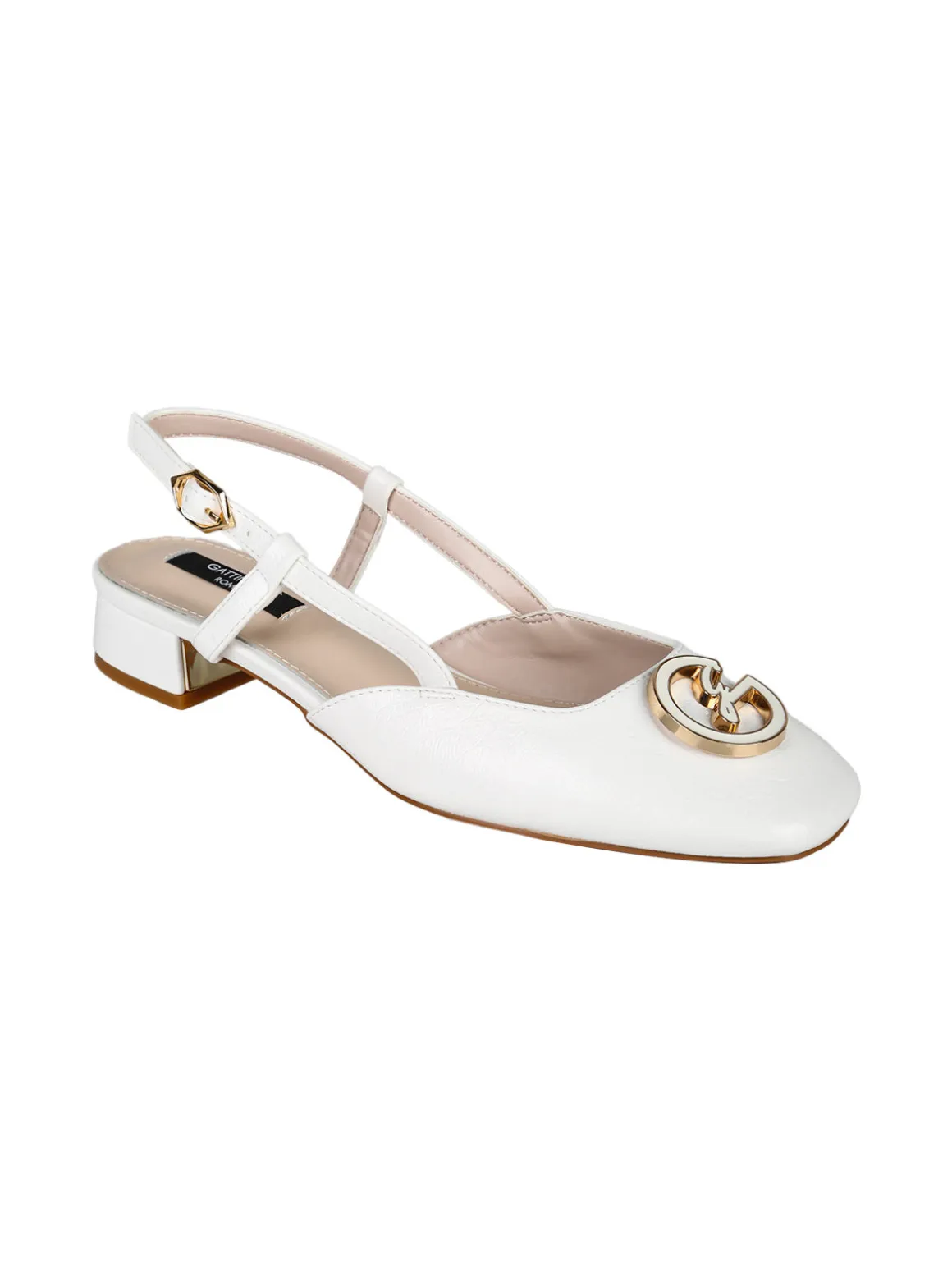 Gattinoni Slingback donna con punta quadrata