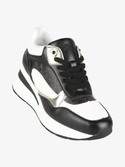 Gattinoni Sneakers donna con zeppa e stampe