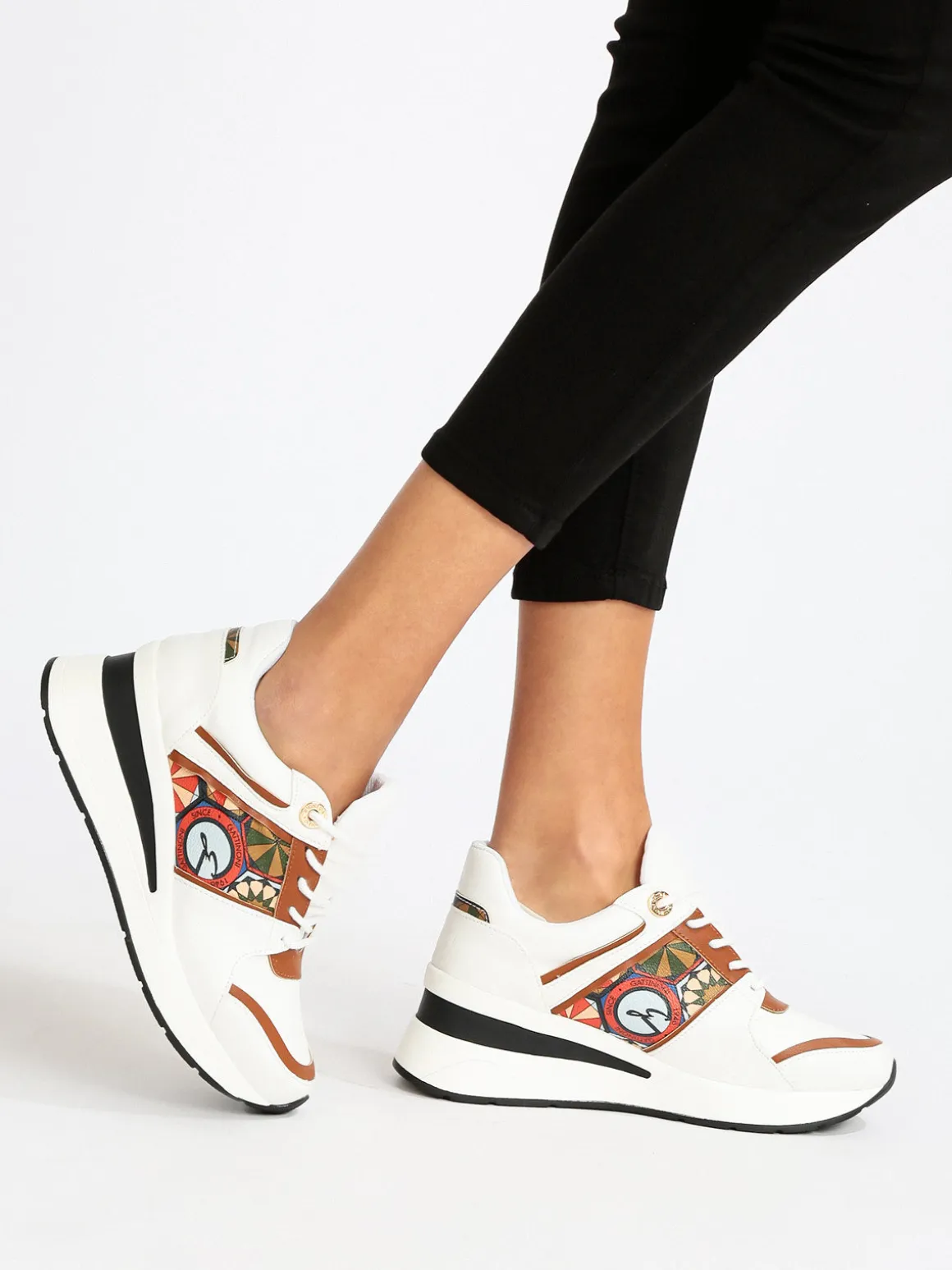 Gattinoni Sneakers donna con zeppa