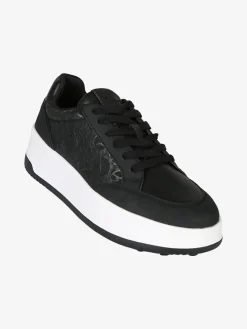 Gattinoni Sneakers donna stringate con platform - nero