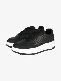 Gattinoni Sneakers donna stringate con platform - nero