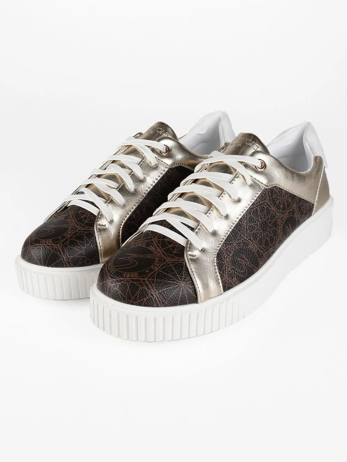 Gattinoni Sneakers stringate stampate