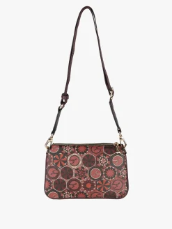 Gattinoni Tracolla donna multitasche con stampe - bordeaux