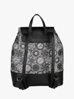 Gattinoni Zaino donna con stampe geometriche e patta