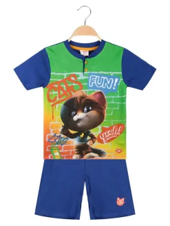44 Gatti Pigiama corto da bambino con stampa