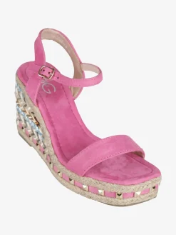 Gavi Sandali donna con borchie e zeppa