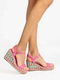 Gavi Sandali donna con borchie e zeppa