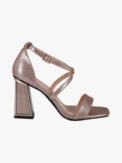 Gavi Sandali donna con tacco e fascette intrecciate