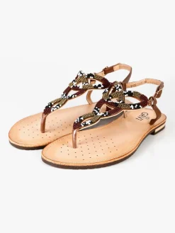 Gavi Sandali donna infradito con perline