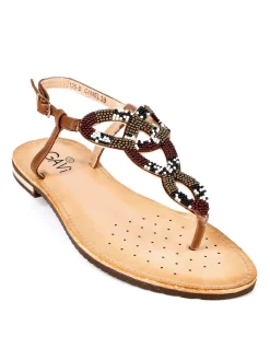 Gavi Sandali donna infradito con perline