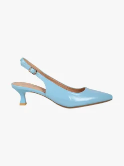 Gavi Slingback donna in vernice con tacco a rocchetto
