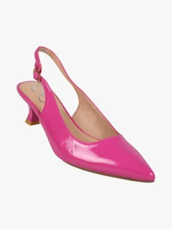 Gavi Slingback donna in vernice con tacco a rocchetto