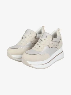 Gavi Sneakers donna stringate con platform