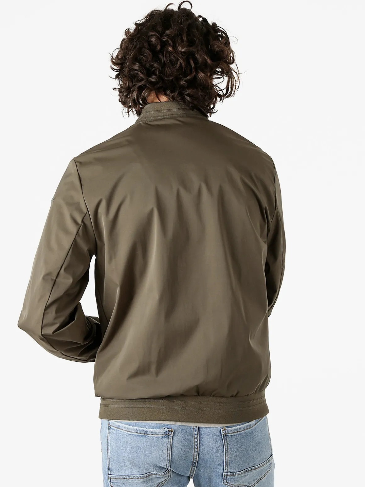 Geox AVOLA giacca bomber da uomo con zip - militare