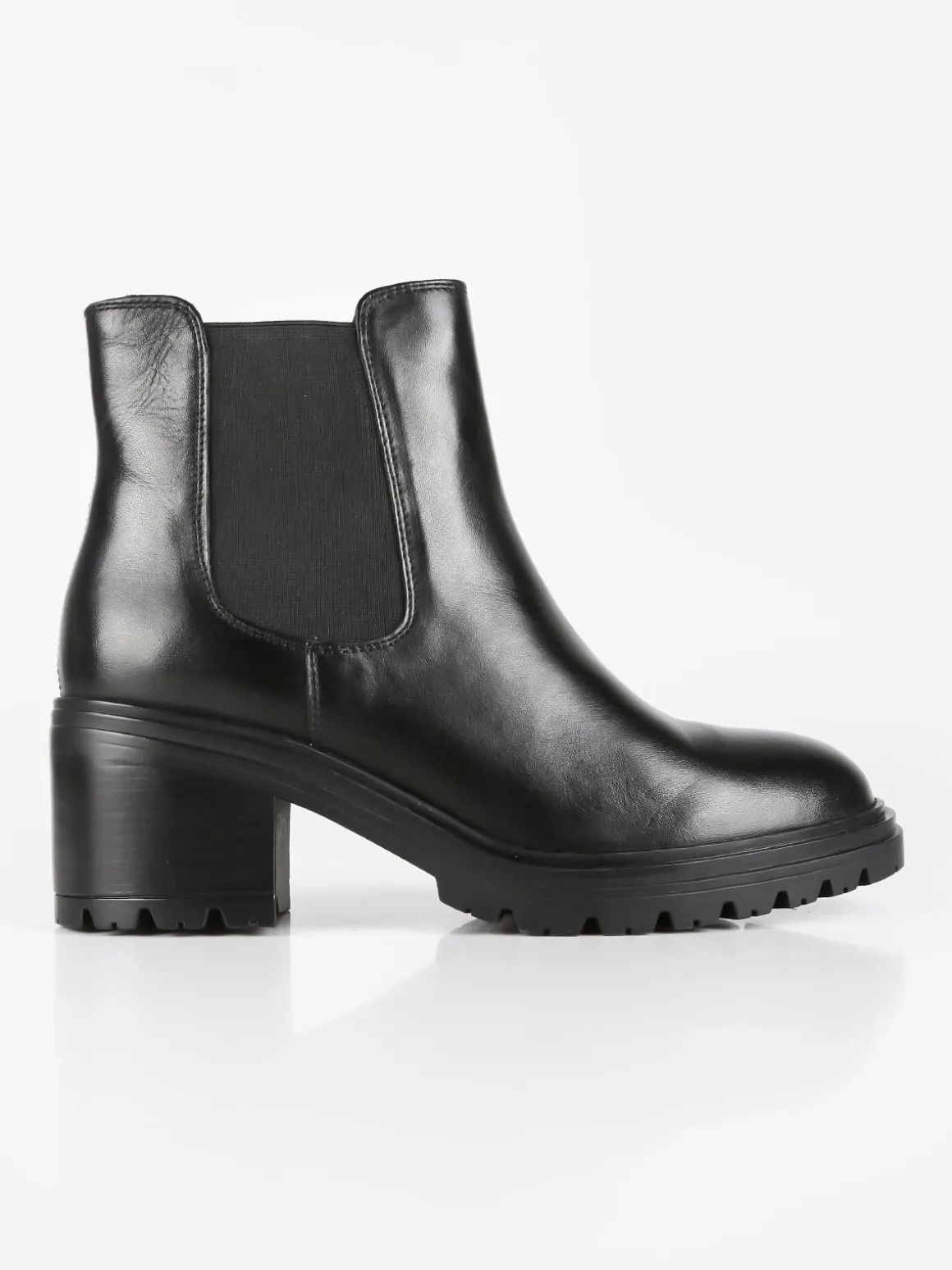 Geox D DAMIANA E Stivaletti chelsea in pelle con tacco