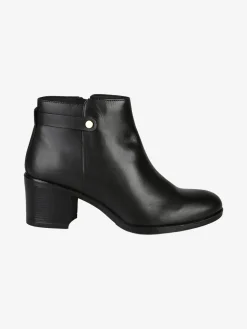 Geox D NEW ASHEEL A Stivaletti donna con tacco largo - nero