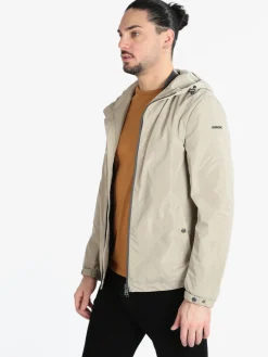 Geox F5241 Giacca leggera da uomo con cappuccio