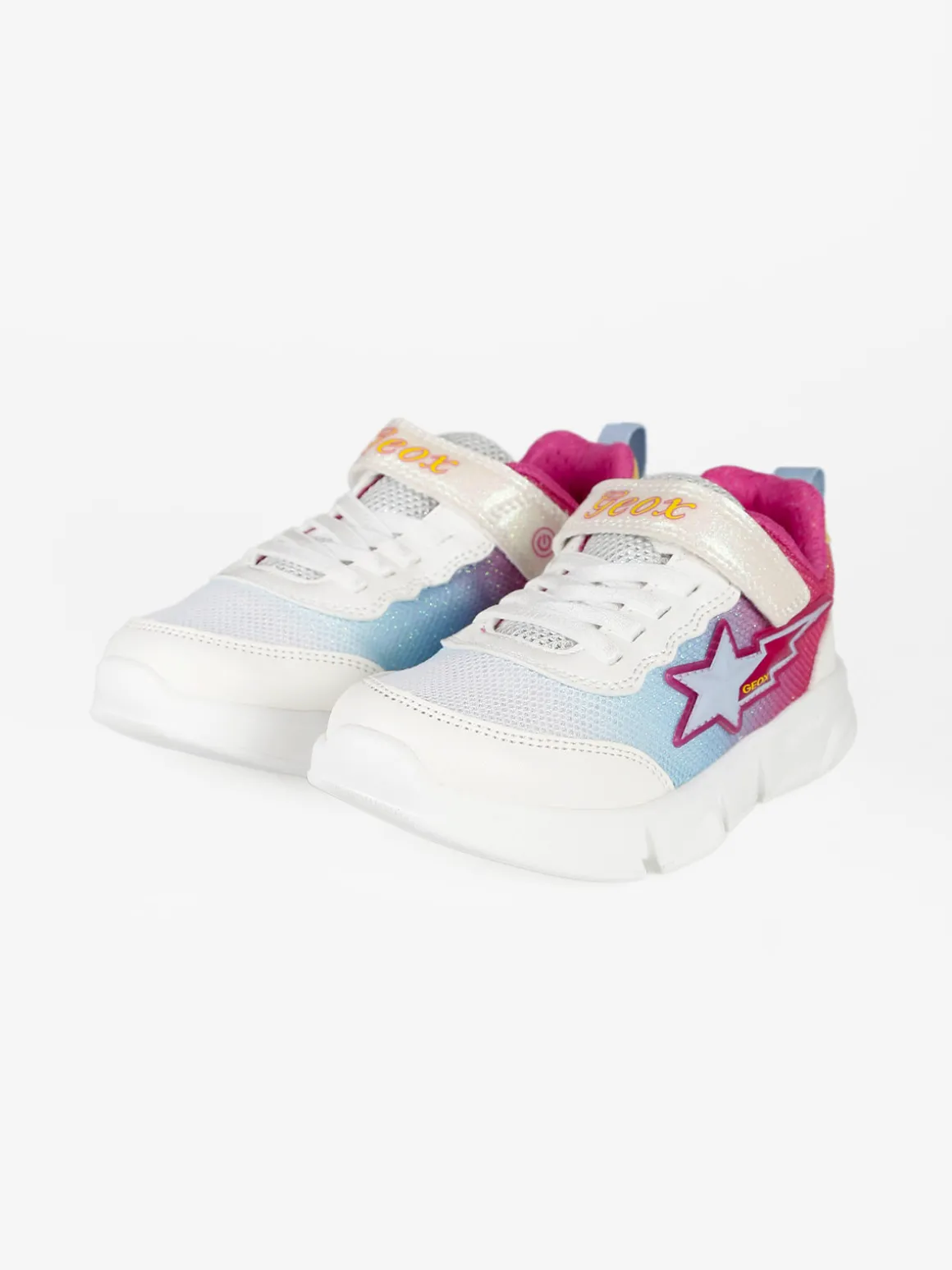 Geox J ARIL Sneakers da bambina con led