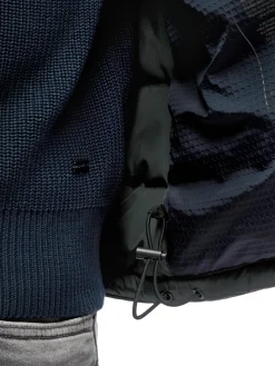 Geox SPHERICA Giubbotto imbottito da uomo con cappuccio e zip - militare