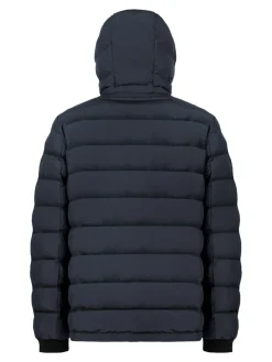 Geox SPHERICA Giubbotto imbottito da uomo con cappuccio e zip - nero
