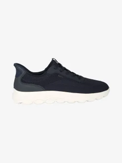 Geox SPHERICA PLUS Sneakers uomo con lacci elastici - blu scuro
