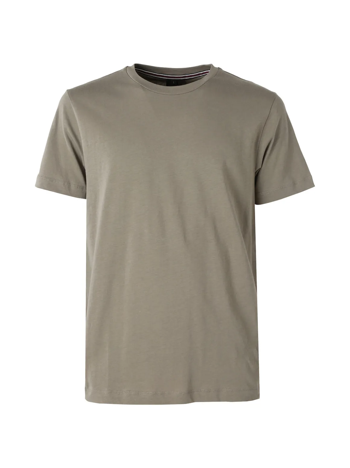 Geox T-shirt girocollo da uomo in cotone - fango