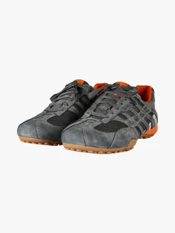 Geox U SNAKE ORIGINAL A Sneakers in pelle scamosciata da uomo