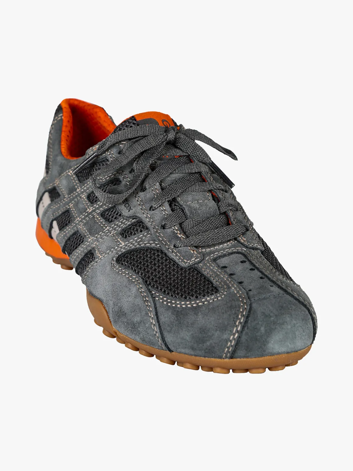 Geox U SNAKE ORIGINAL A Sneakers in pelle scamosciata da uomo