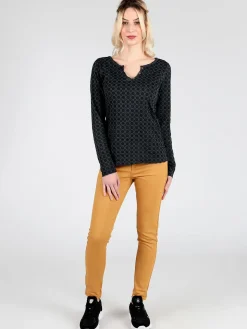 Ghiaccio&Limone Pantaloni in cotone elasticizzato