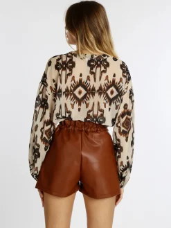 Ghisleri Blusa da donna con maniche ampie
