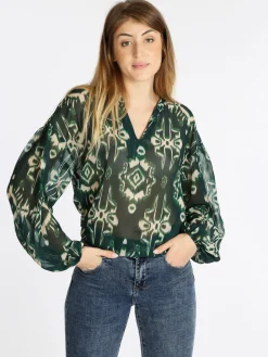 Ghisleri Blusa da donna con maniche ampie